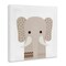 Stupell Industries Neutral Tone Elephant Canvas Wall Art Design by Daniela Santiago